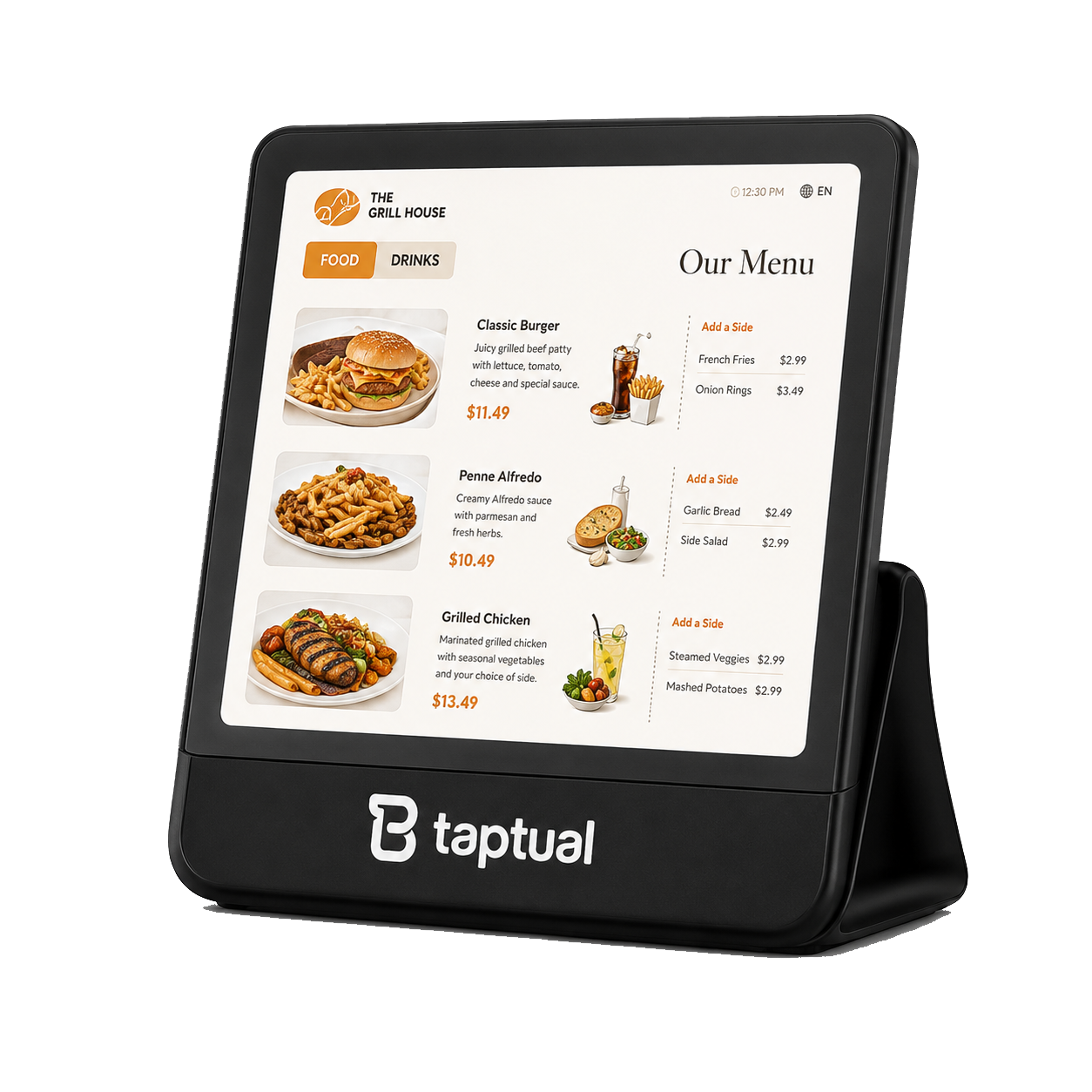 Menu display