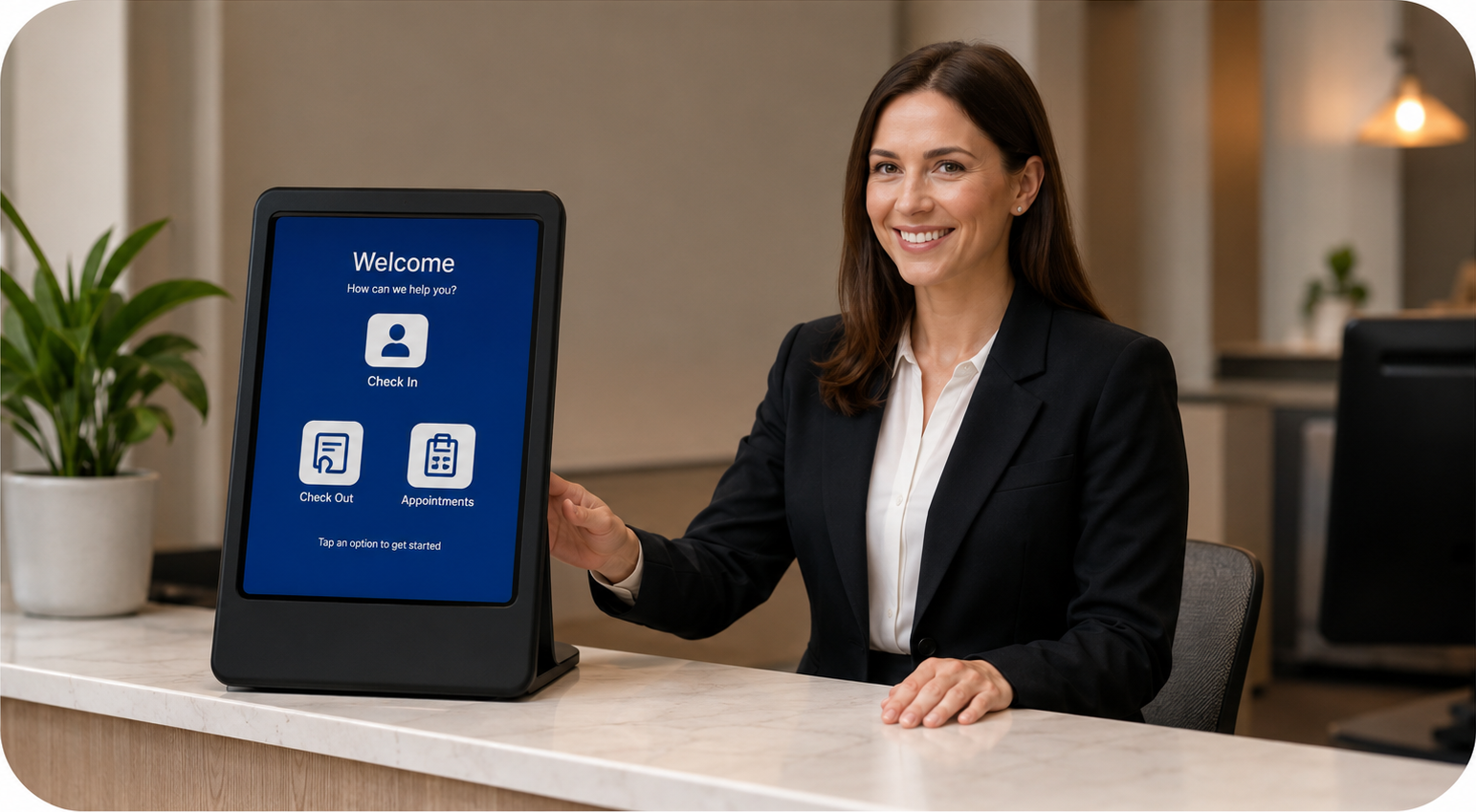 Front desk reception