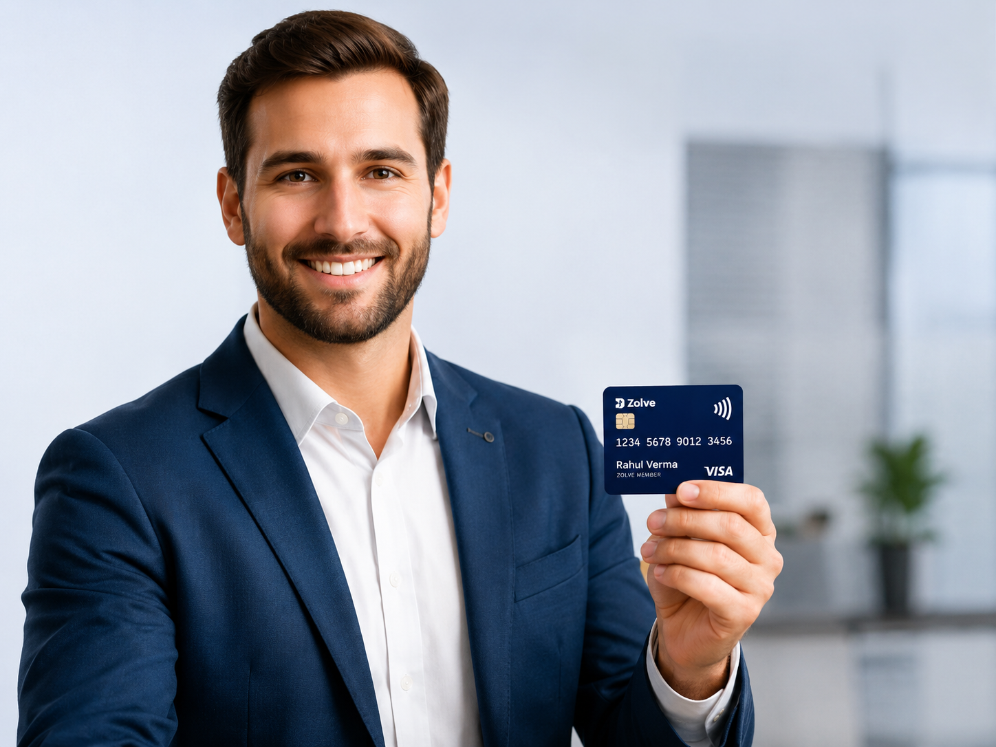 Professional using a TapBudi card